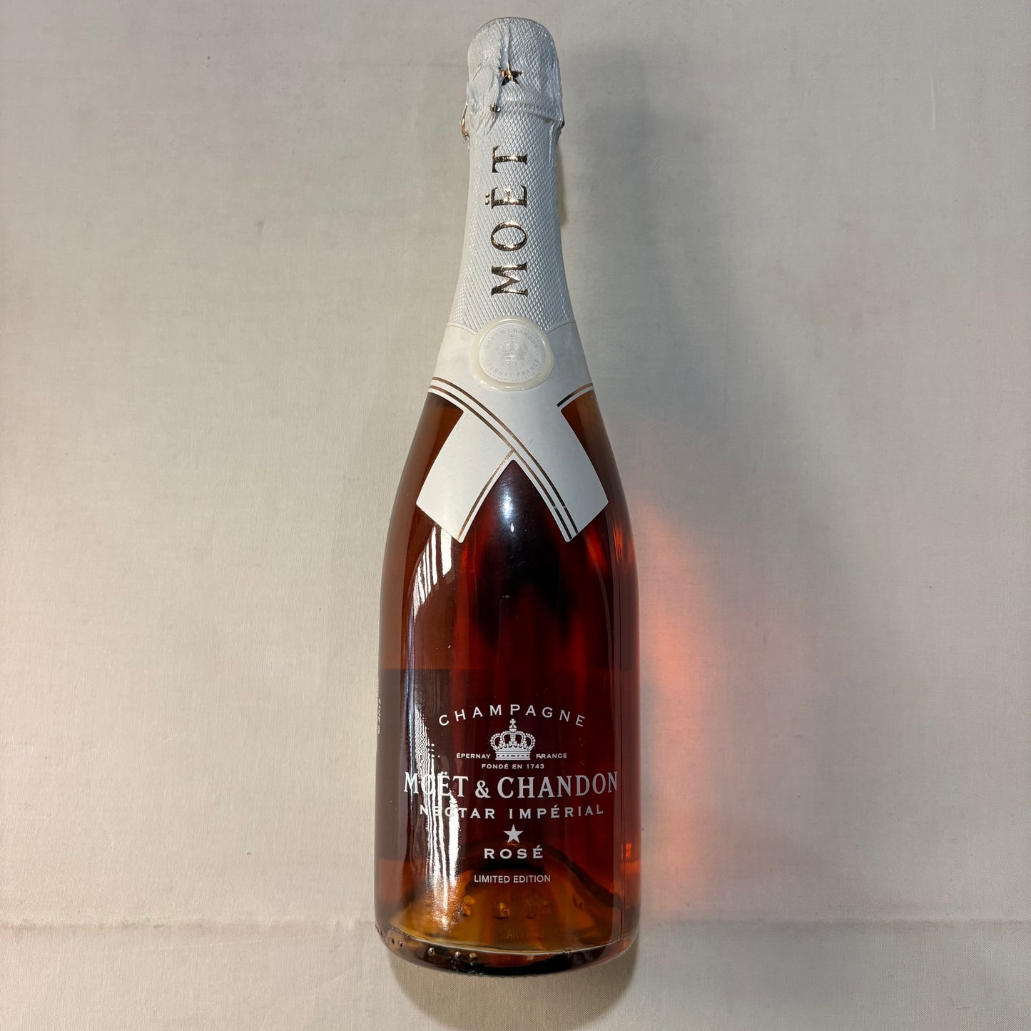 Moet Virgil "Don't Drop" Bottle