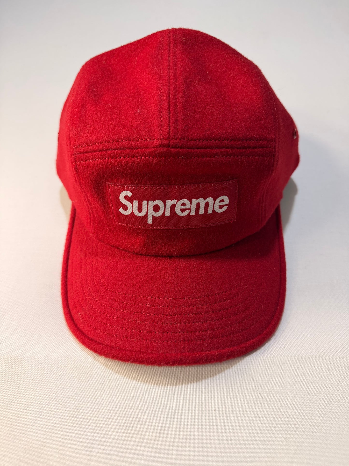 Supreme FW15 Harris Tweed Wool Camp Cap