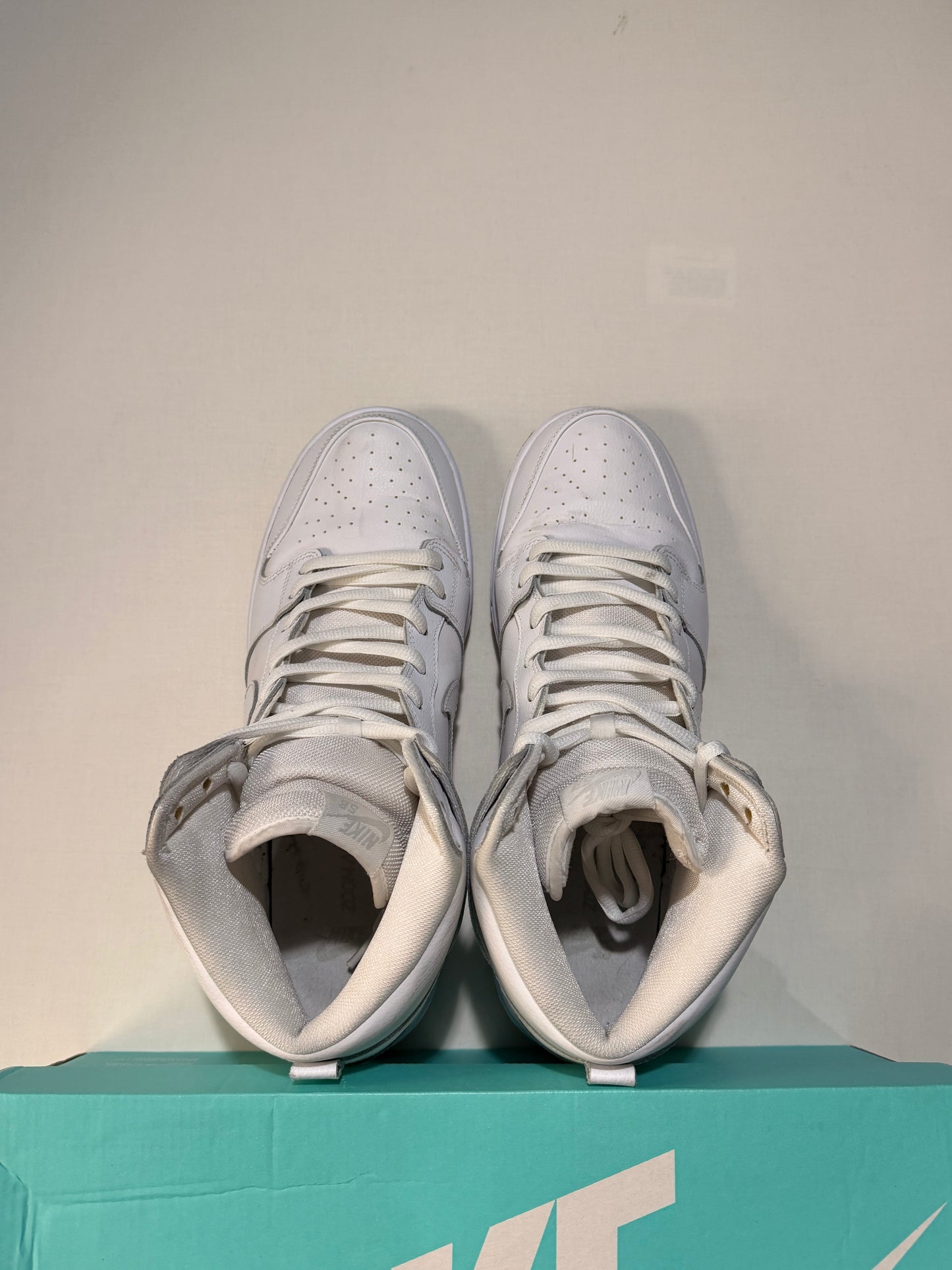 Nike SB Dunk High White Ice 13U