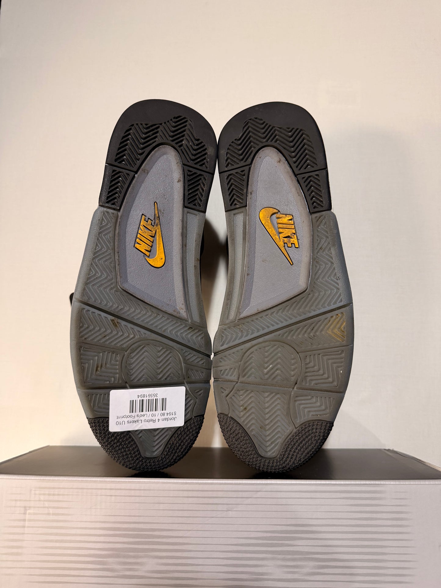 Jordan 4 Retro Lakers U10