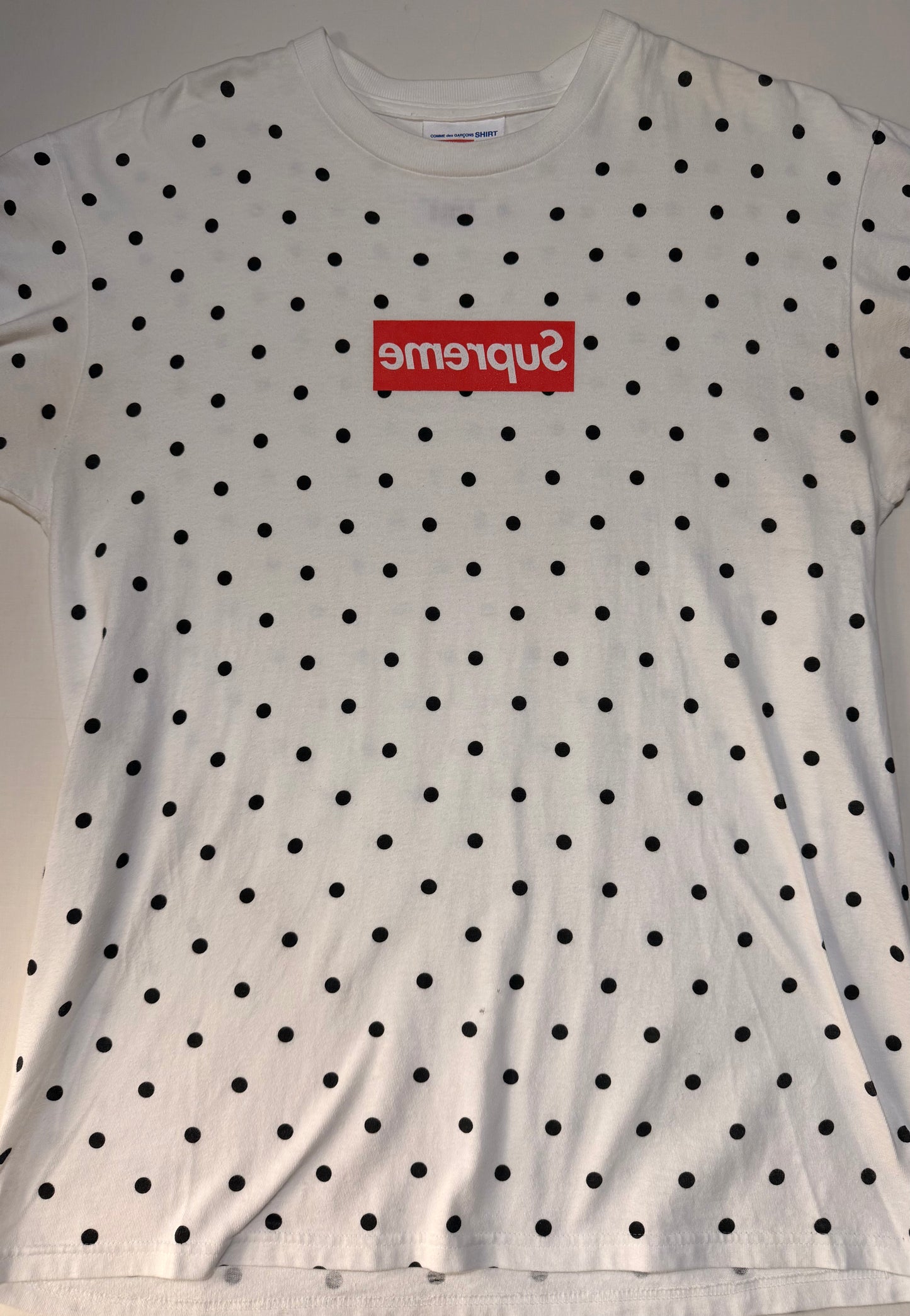 Supreme SS12 CDG Box Logo Pokla Dots Tee U
