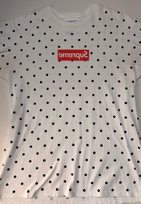Supreme SS12 CDG Box Logo Pokla Dots Tee U