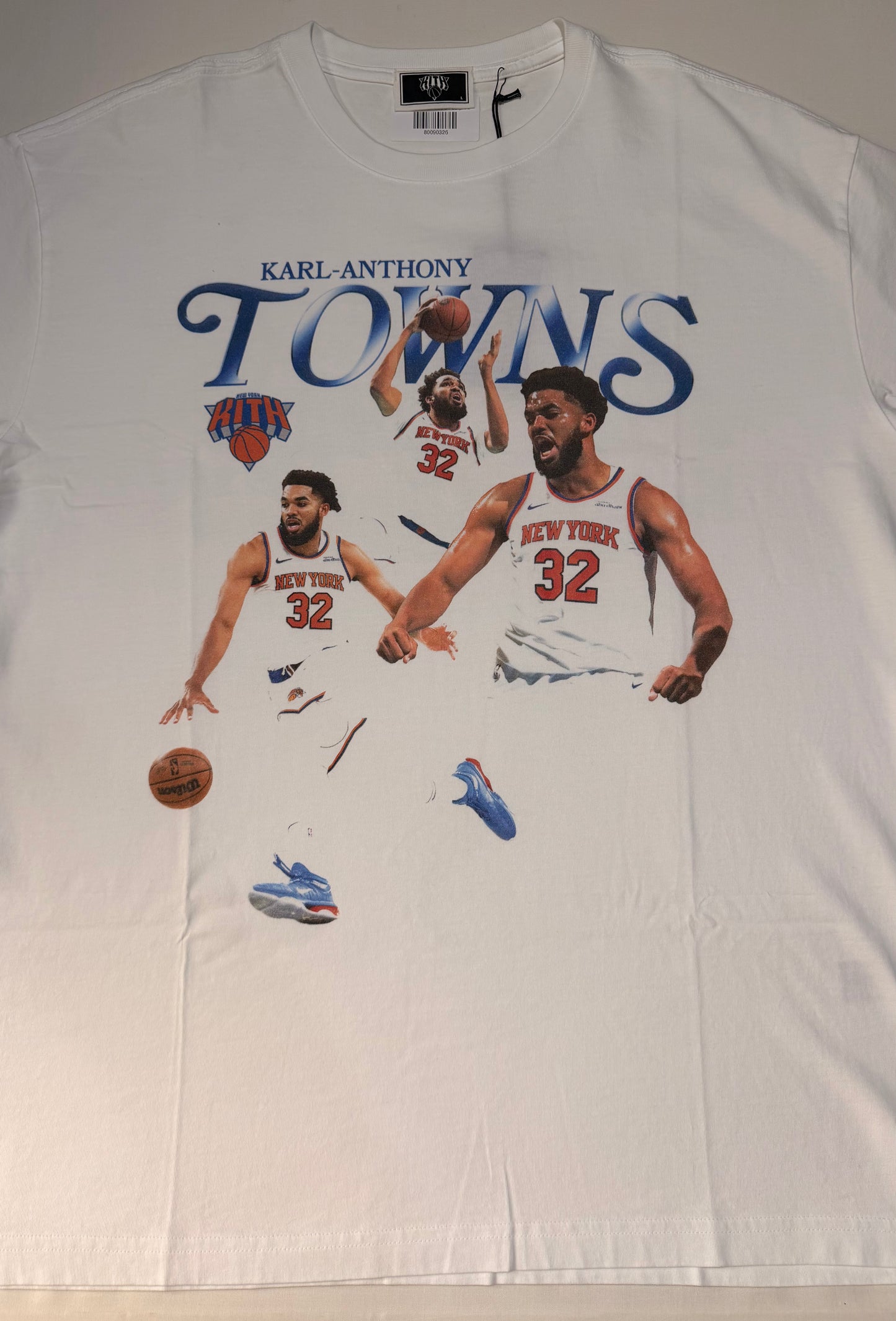 Kith New York Knicks Karl Anthony Towns Legend Vintage Tee