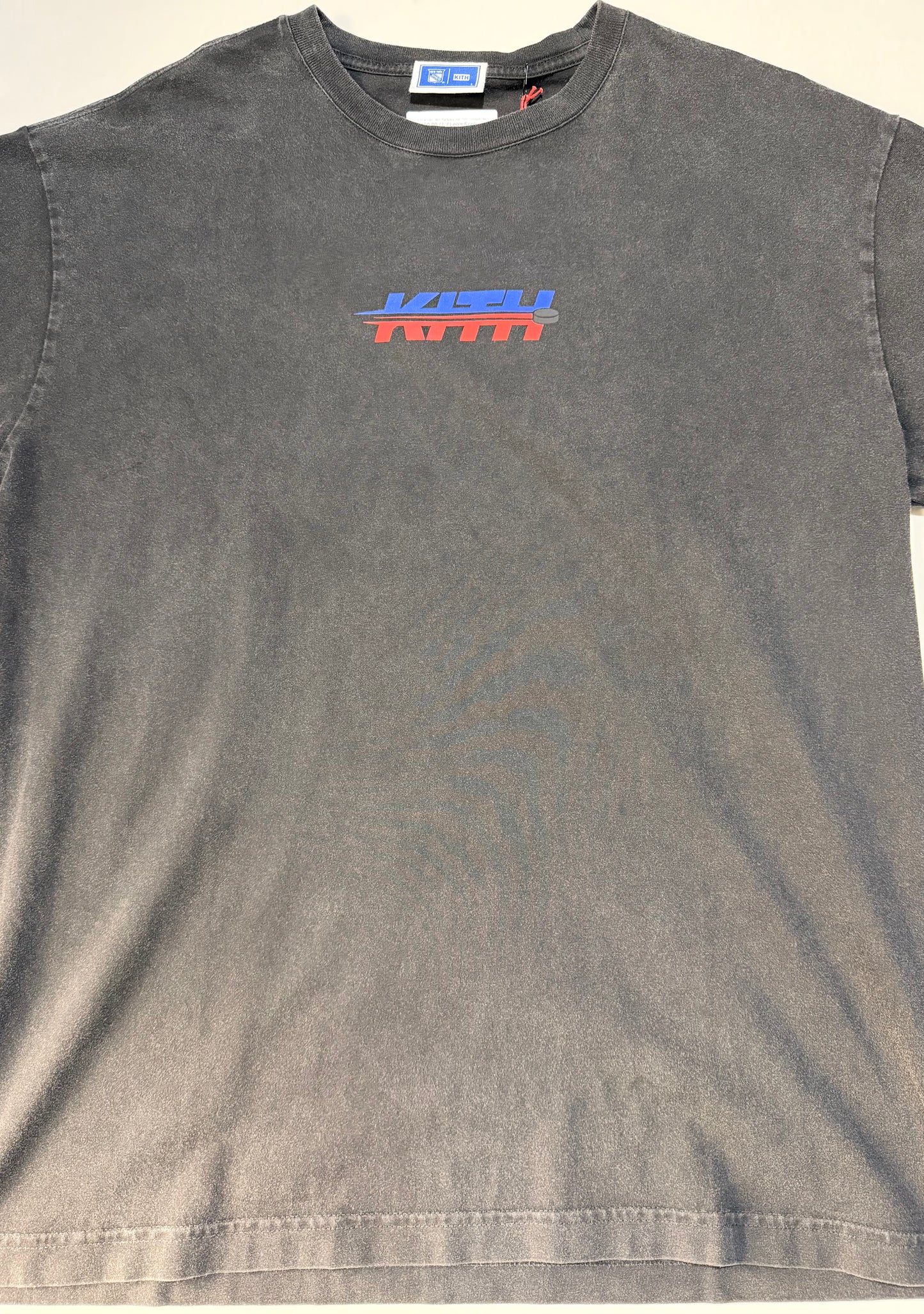 Kith x New York Rangers Hat Trick Vintage Tee