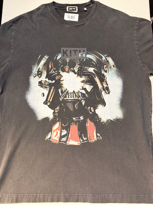 Kith Star Wars Exploding Darth Vader Vintage Tee