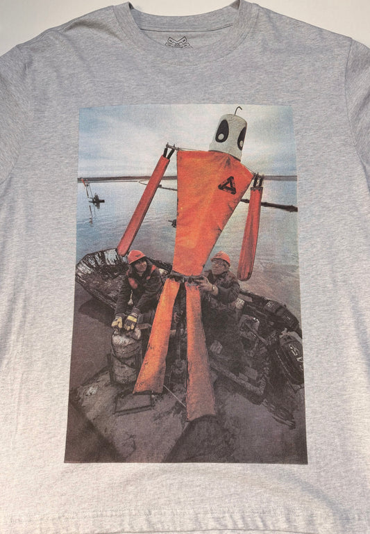 Palace Slick Tee Grey Marl