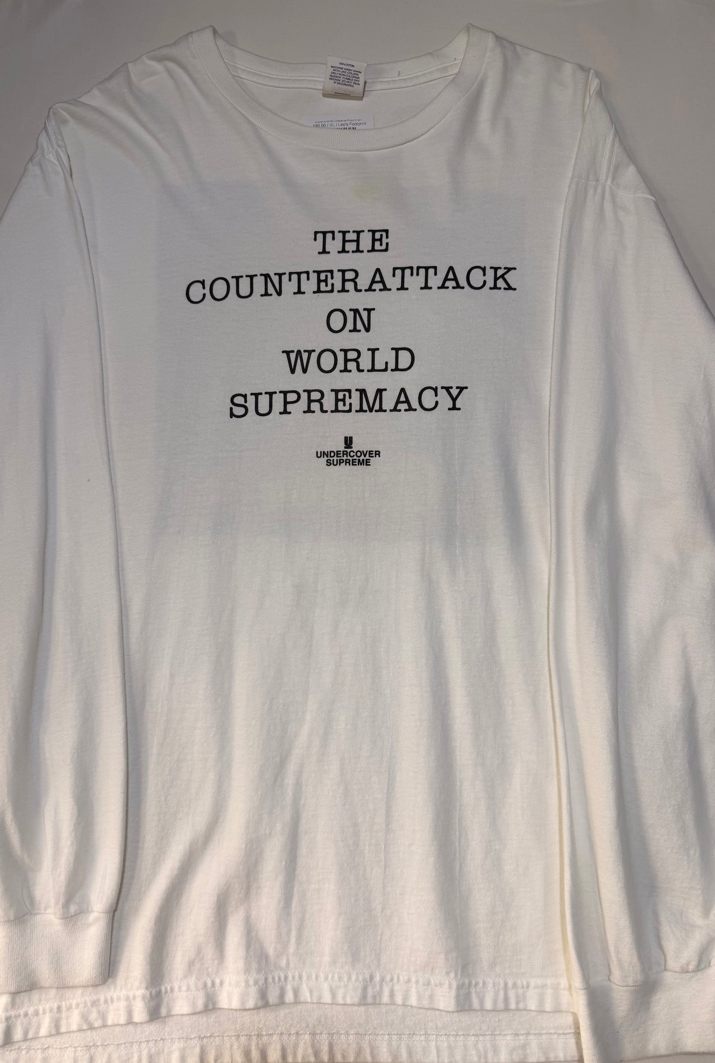 Supreme SS18 Undercover/Public Enemy Counter Attack L/S Tee