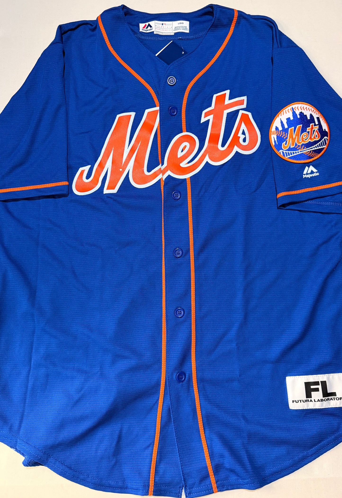 Futura Laboratories NY Mets Bobblehead Figure & Baseball Jersey Set