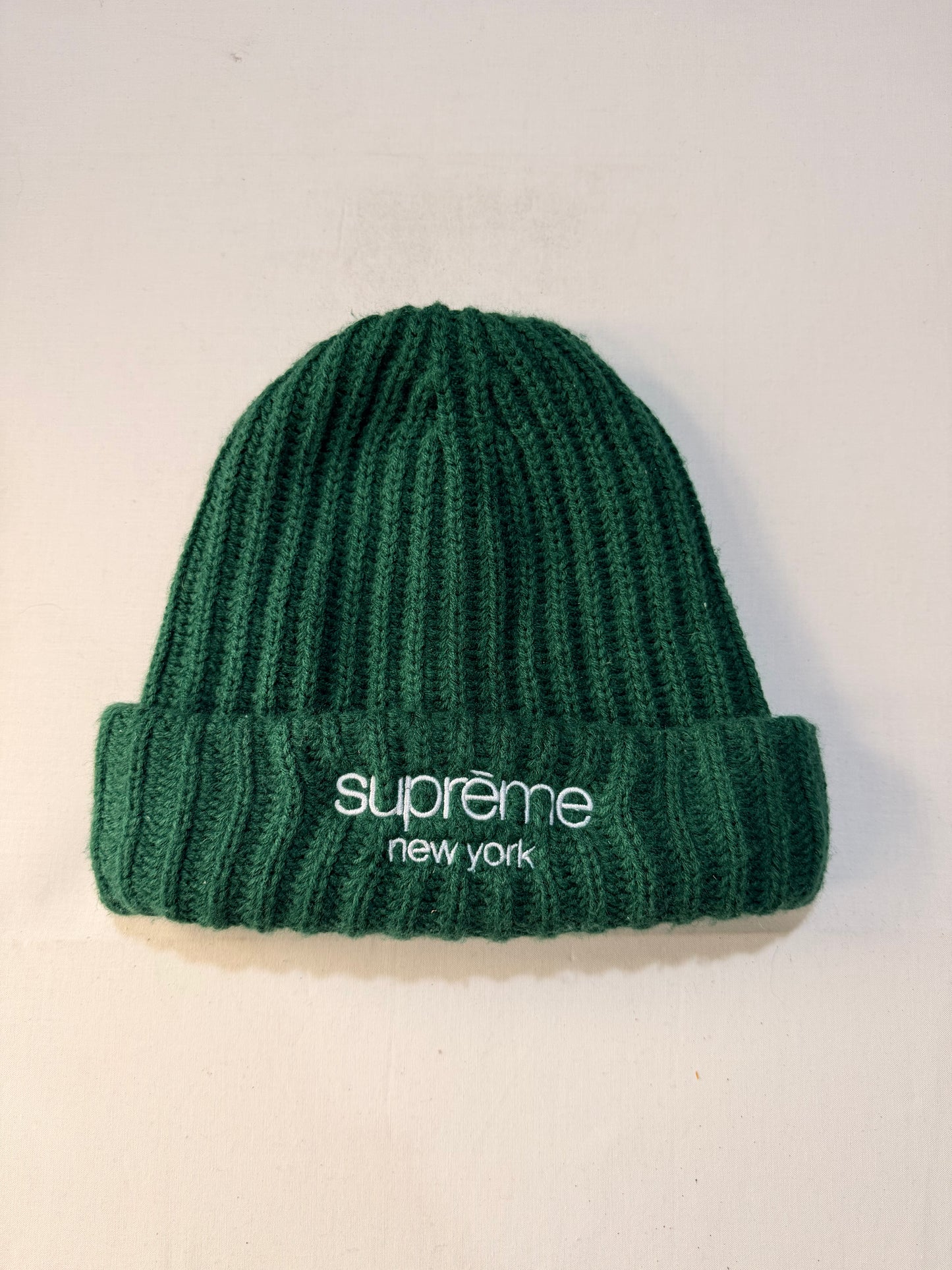 Supreme FW24 Classic Logo Chunky Ribbed Beanie