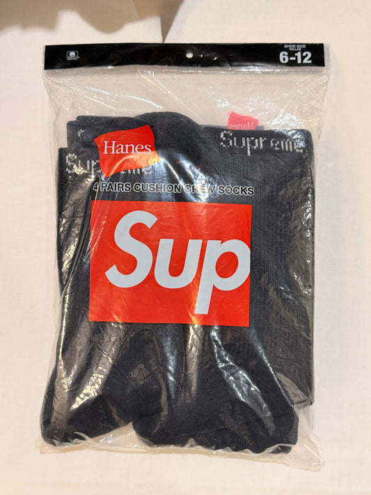 Supreme Hanes Crew Socks