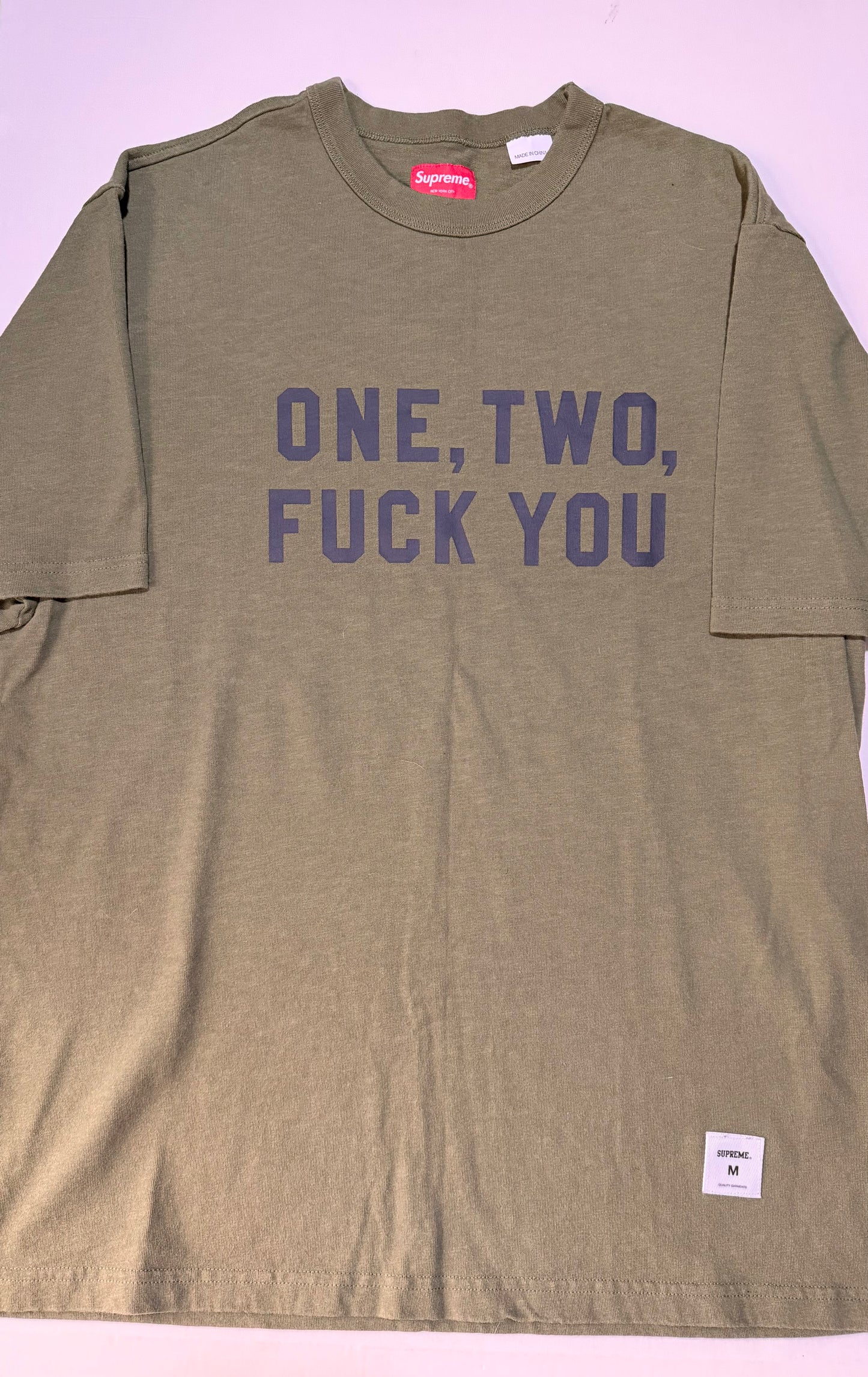 Supreme SS23 One Two F*ck You Tee U