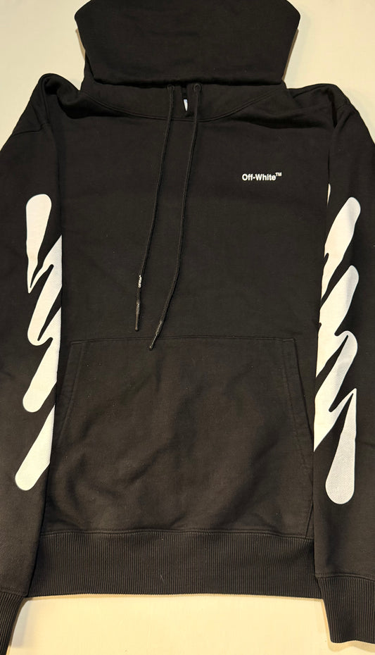 Off White Wave Diag Hoodie U