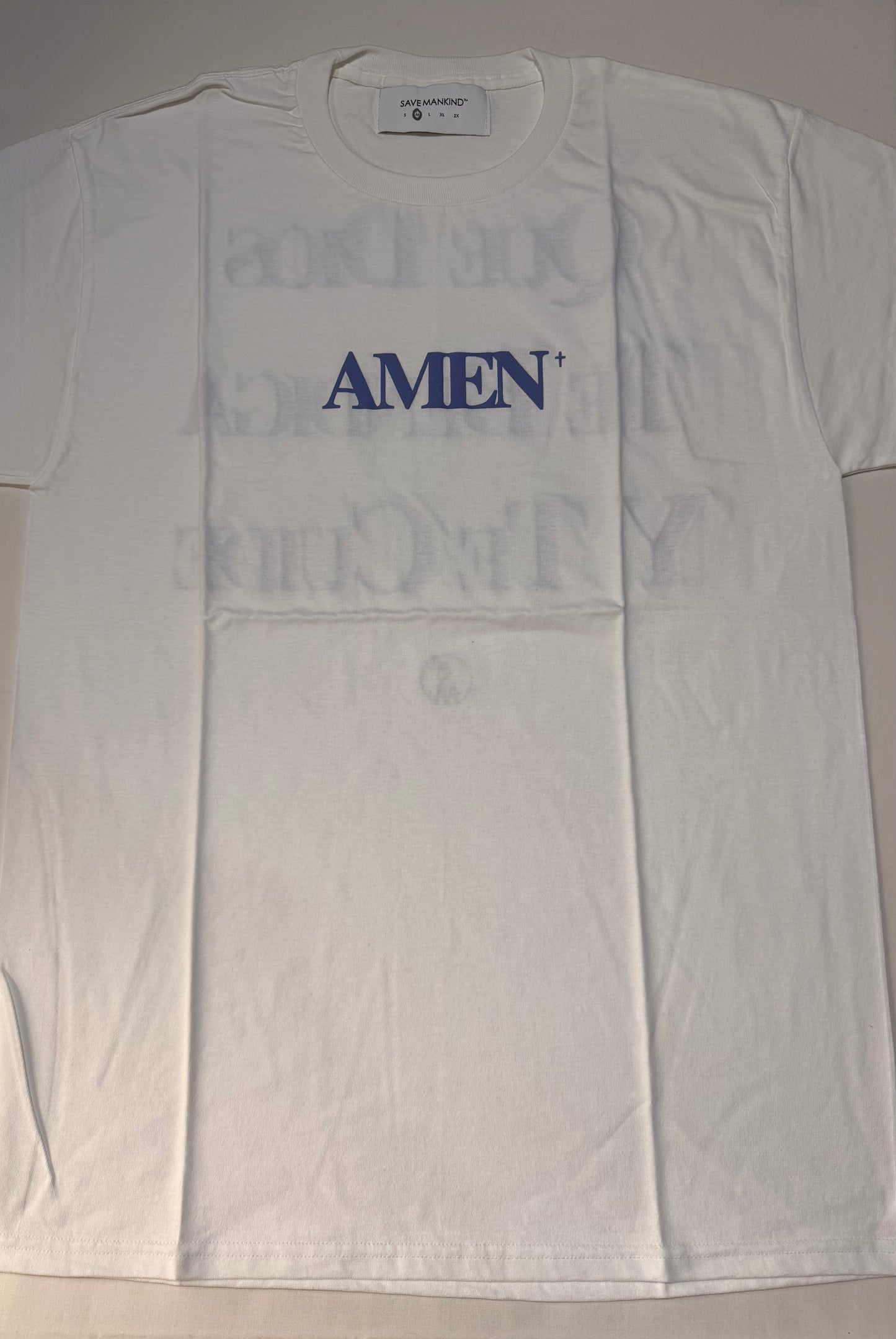 Save Mankind Amen Tee