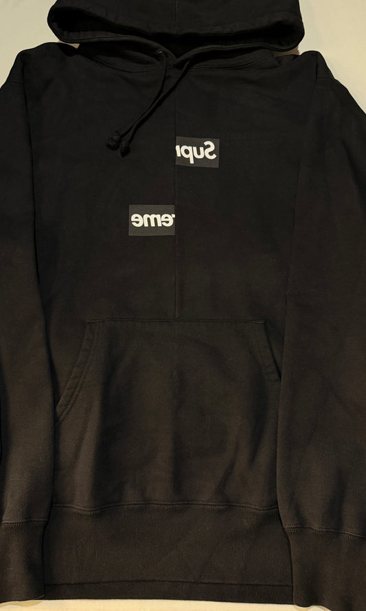 Supreme FW18 CDG Split Box Logo Hoodie