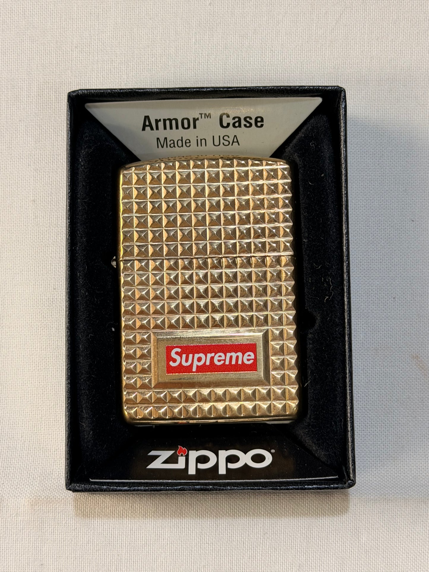 Supreme Diamond Cut Zippo