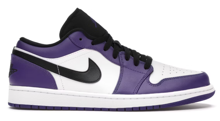 Jordan 1 Low Court Purple