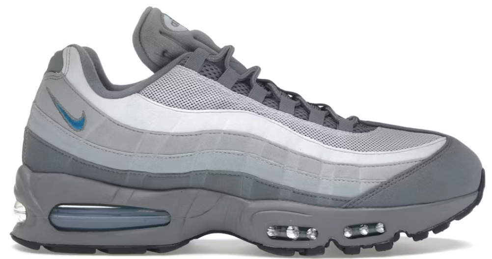 Nike Air Max 95 Big Bubble Smoke Grey Green Abyss U12