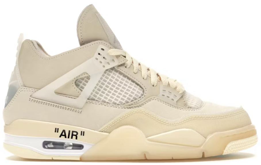 Jordan 4 Retro Off White Sail