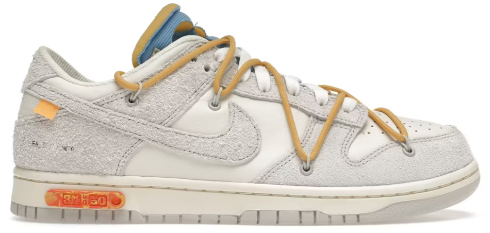Nike Dunk Low Off White Lot 34 U14