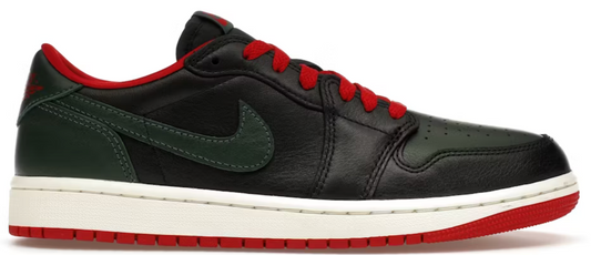 Jordan 1 Retro Low Gorge Green Varsity Red