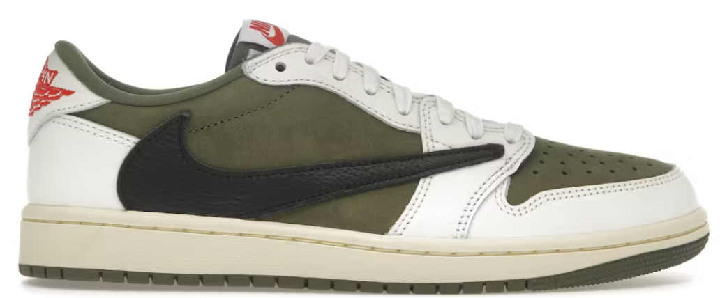 Jordan 1 Retro Low Travis Scott Medium Olive Sample U10.5