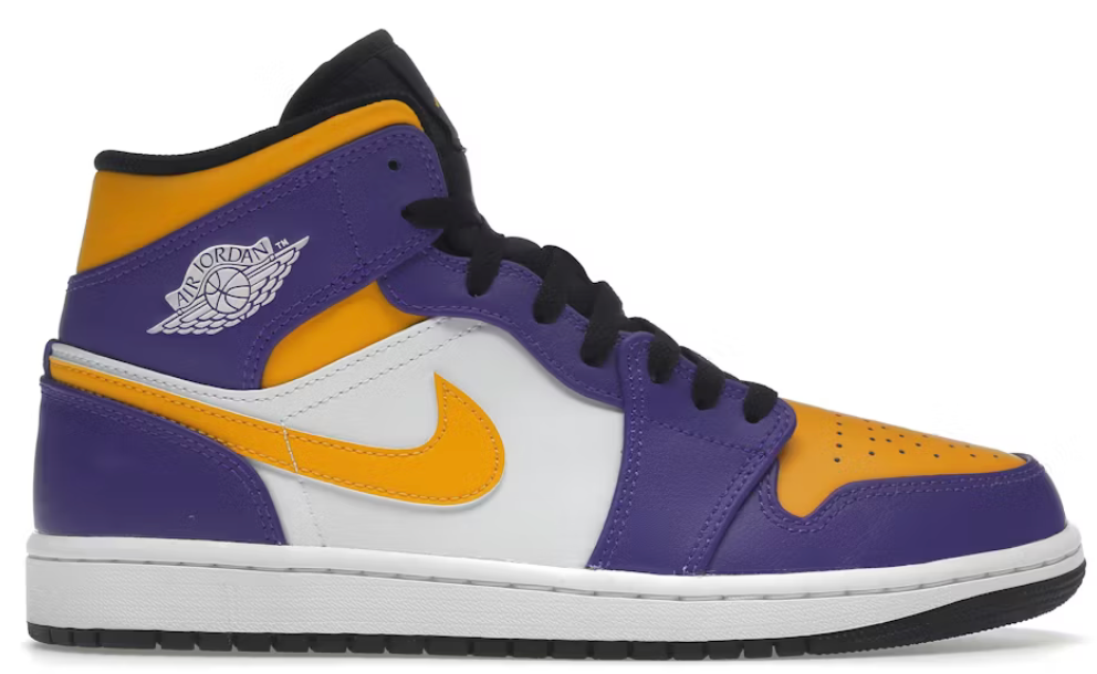 Jordan 1 Mid Lakers (2022)
