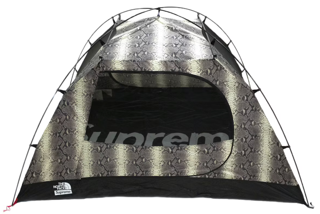 Supreme SS18 TNF Snakeskin Taped Seam Stormbreak 3 Tent