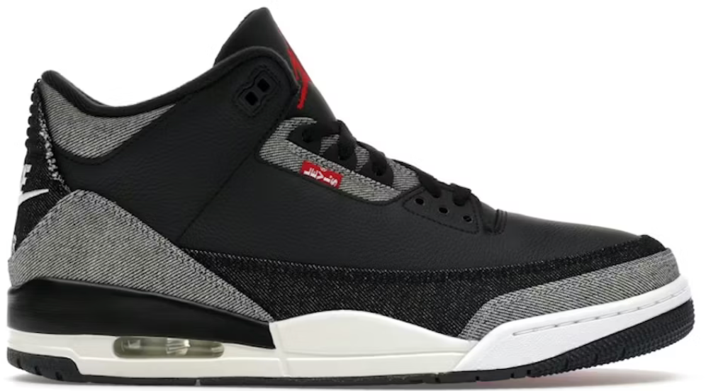 Jordan 3 Retro Levi's Black U10