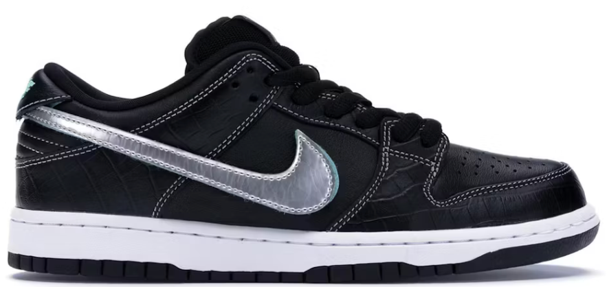 Nike Sb Dunk Low Diamond Supply Co. Black Diamond U8.5