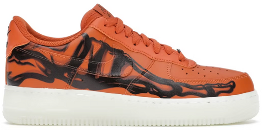 Nike Air Force 1 Low Orange Skeleton Halloween (2020) U7