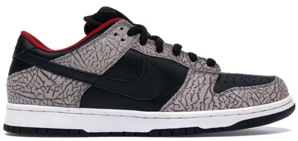 Nike SB Dunk Low Supreme Black Cement (2002) U14