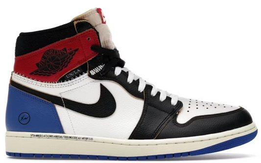 Jordan 1 Retro High OG Fragment Union LA Varsity Red Sport Royal U8.5