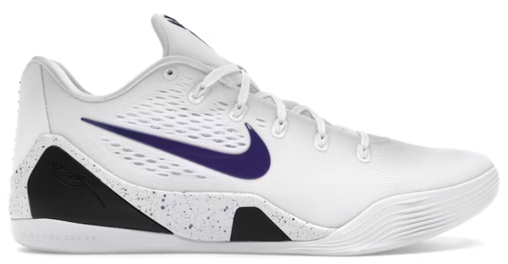 Nike Kobe 9 EM Low Protro TB White Court Purple U10.5