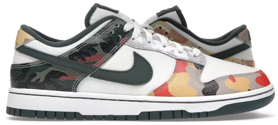 Nike Dunk Low Sail Multi-Camo U10